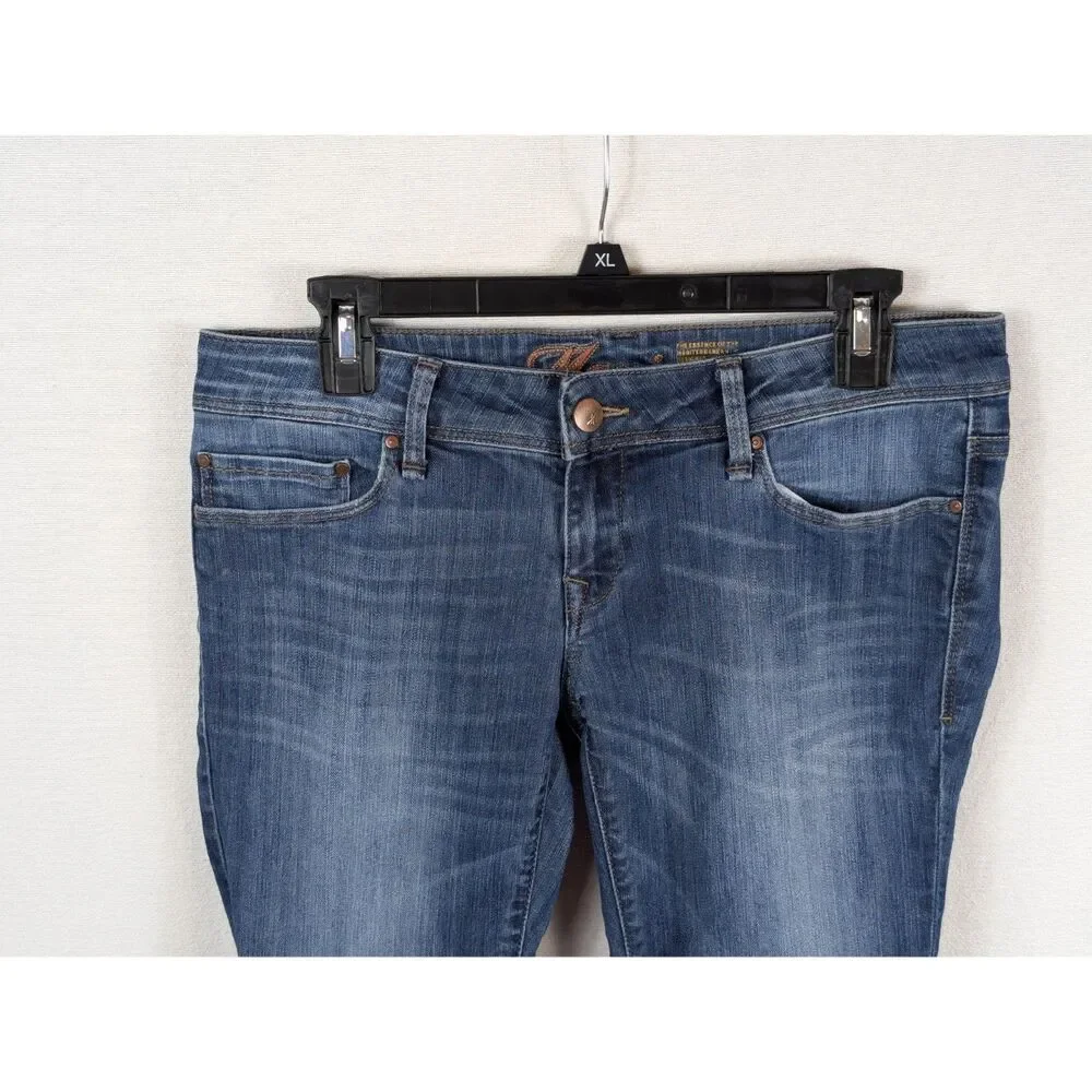 Mavi Bella Low Rise Skinny Boot Jeans Blue Women's Size 28
